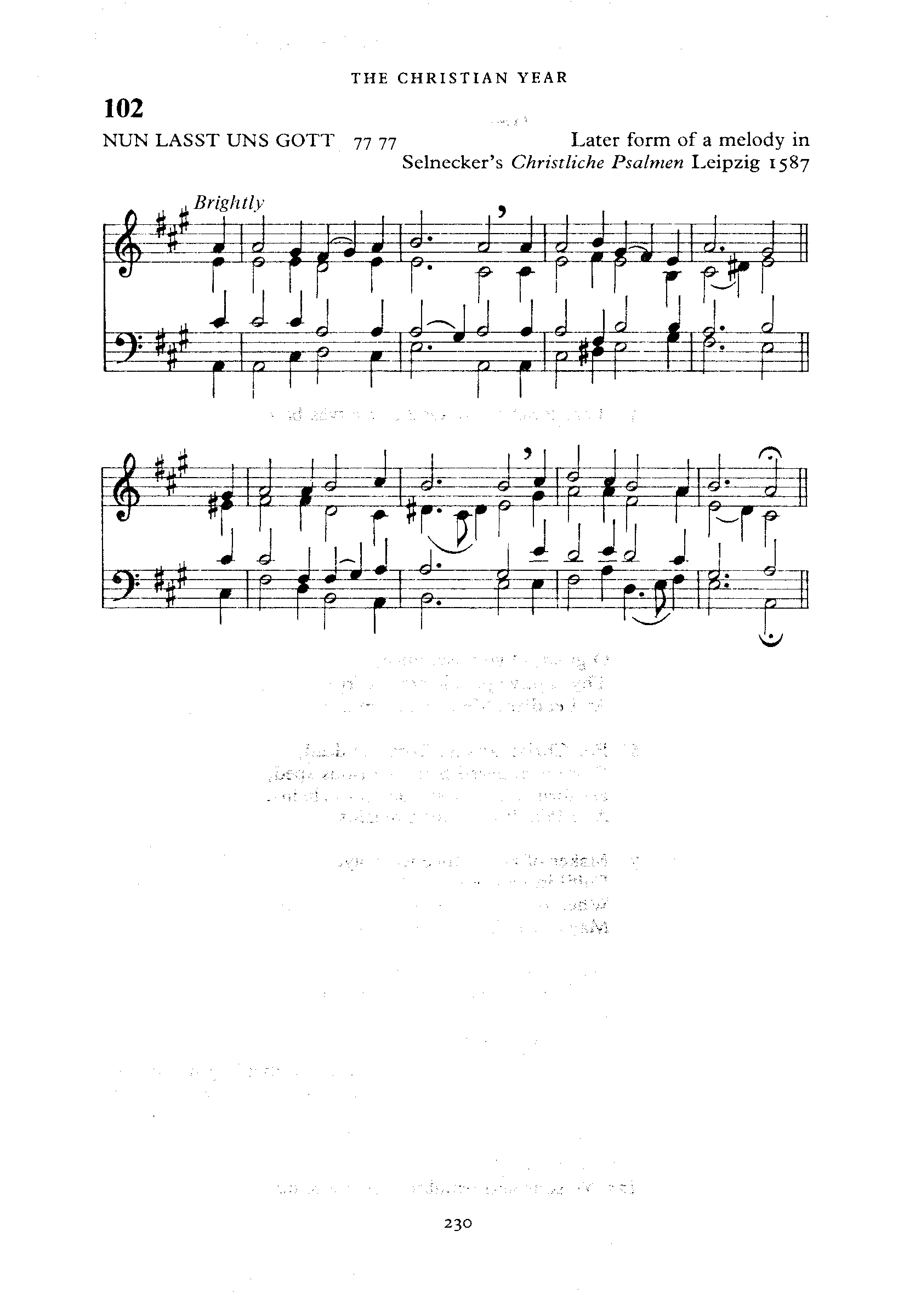 Hymn Sheet for A brighter Dawn is Breaking