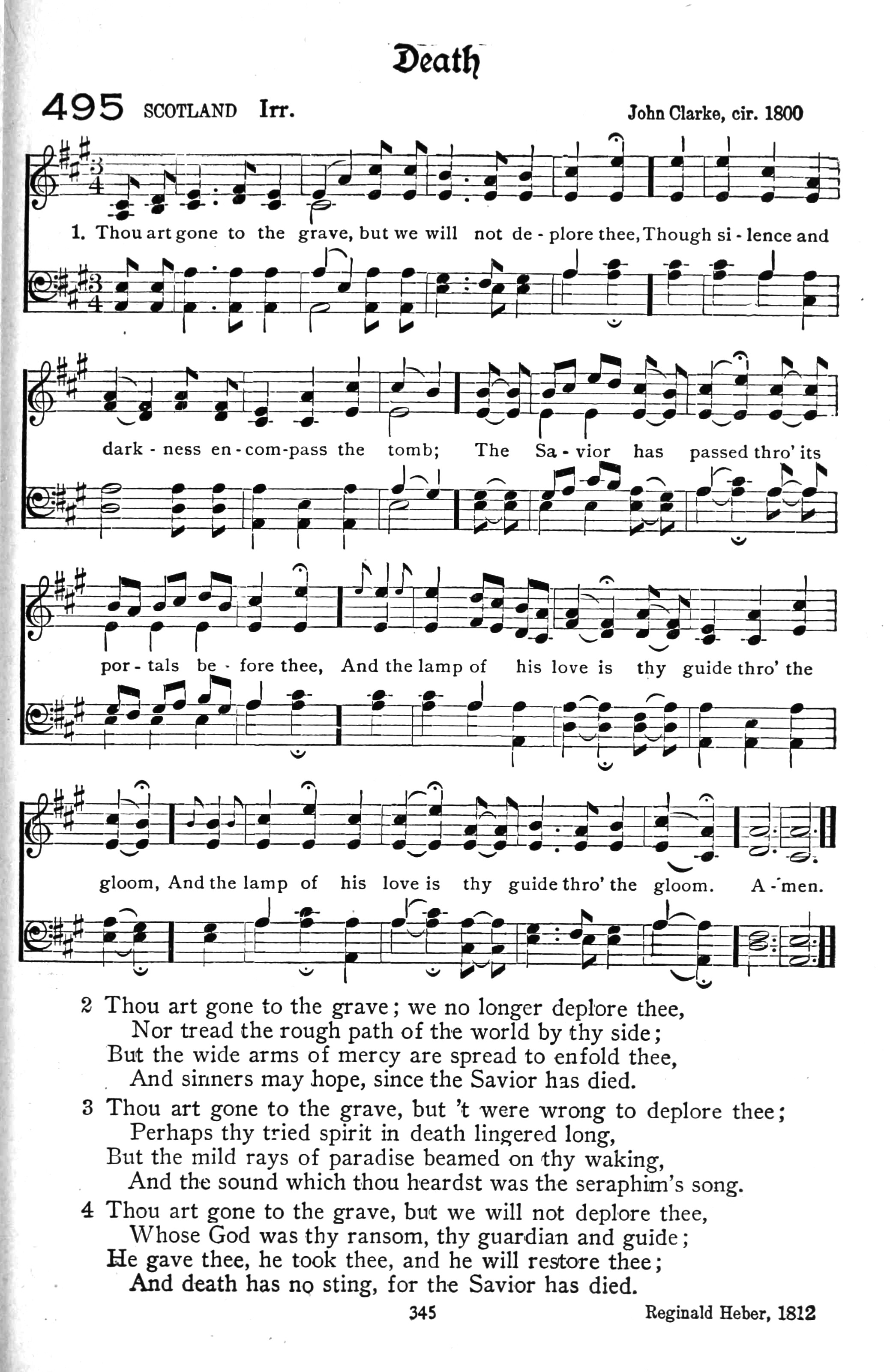 Hymn Sheet for Farewell to a Friend departed